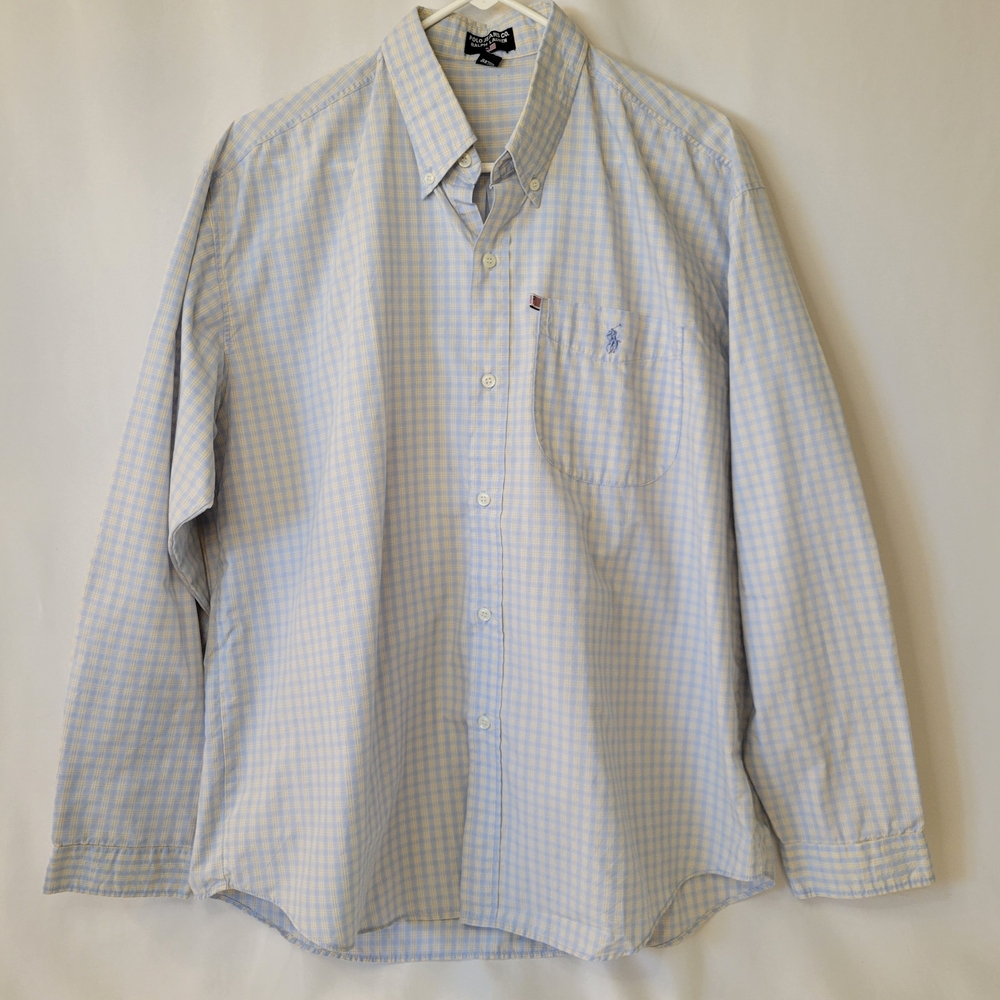 Polo Ralph Lauren Light Blue Plaid Men's Shirt